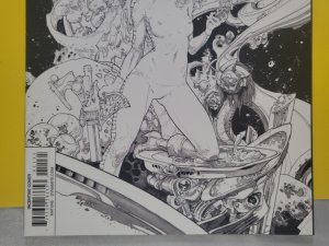 Barbarella #1 Kenneth Rocafort 1:40 Black & White Variant 2017 Dynamite