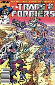 Transformers, The #45 (Newsstand) VF ; Marvel | Circuit Breaker