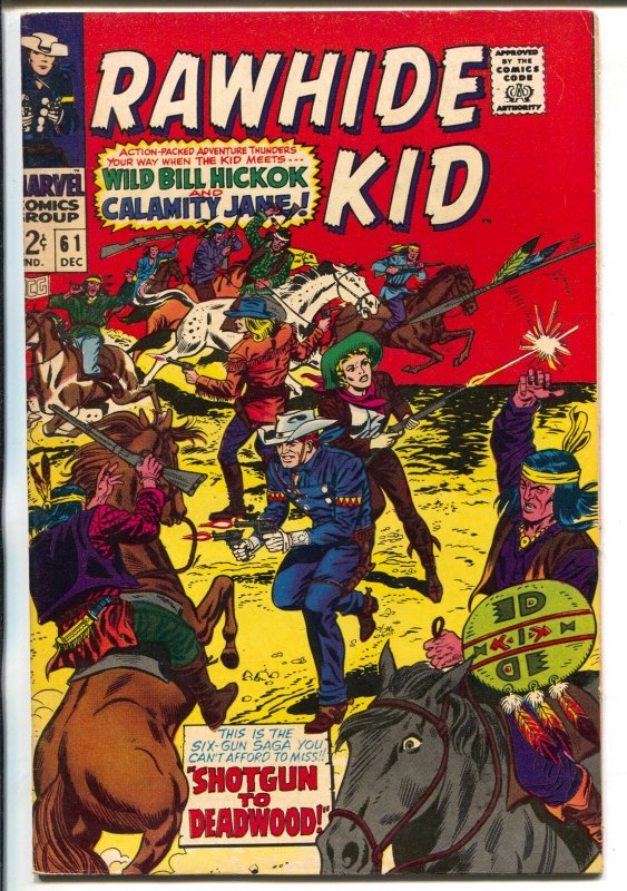 Rawhide Kid #61 1967-Marvel-Wild Bill Hickok & Calmity Jane-Dick Ayers-VF