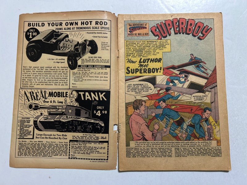 Adventure Comics #271 G 2.0 DC Comics 1960 Origin Lex Luthor Retold