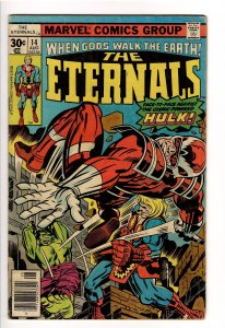 ETERNALS(KIRBY,1976);14 VG+ 4.5 1st APP COSMIC HULK ROBOT!