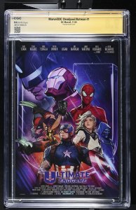 DEADPOOL BATMAN #1 VARIANT CAPULLO/WELLS 2X SIGNED CGC SS 9.8 NM