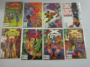 X-Force comic lot 48 different from #1-63 + Specials 8.0 VF (1991-96 1st Series)
