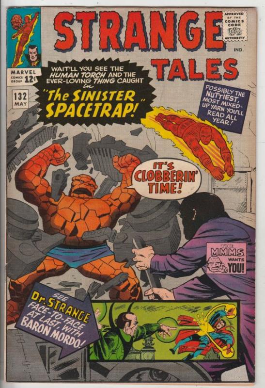 Strange Tales #132 (May-65) VF/NM- High-Grade Human Torch, the Thing, Doctor ...