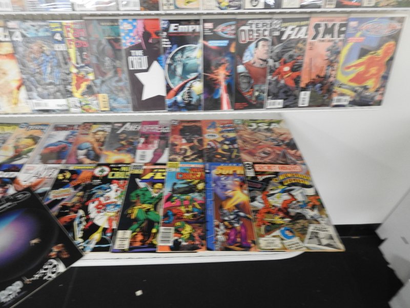 Huge Lot 160+ Comics W/Batman, Flash, Fantastic Four+ Avg Fine+ Condition!!