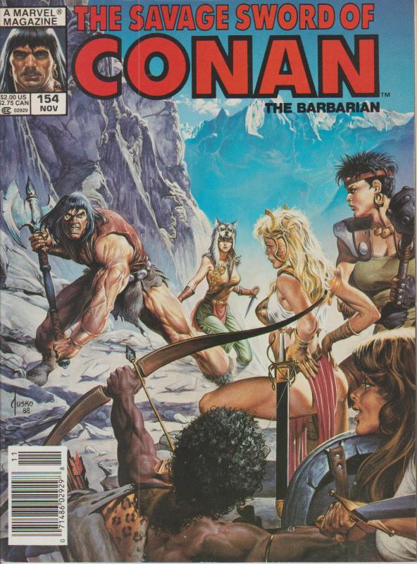 The Savage Sword of Conan the Barbarian #154 - Magazine