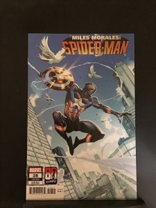 Miles Morales: Spider-Man #28 Iban Coello Captain America 80th Anniversary VCVR