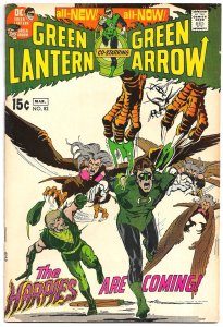 GREEN LANTERN #82 (Feb1971) 8.0 VF  Denny O'Neil!  Neal Adams!  Black Ca...