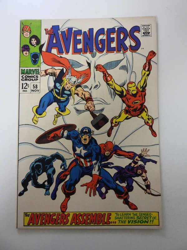 The Avengers #58 (1968) VF- condition