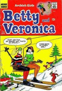 Archie's Girls Betty And Veronica #124 FN ; Archie | April 1966 Snow Skiing