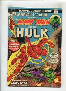 MARVEL TEAM-UP #18 (6.0/6.5) HULK & HUMAN TORCH!! 1973