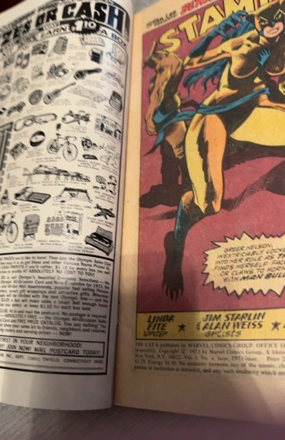 The Cat #4 (1973)stampede higher grade