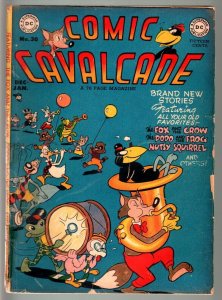 COMIC CAVALCADE #30-1948-DC-!st FUNNY ANIMAL ISSUE-FOX & CROW-RACCOON KIDS- FR