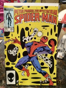 THE SPECTACULAR SPIDER-MAN #99 (1985) - KEY ISSUE - 2ND APP OF SPOT