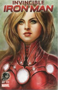 INVINCIBLE IRON MAN # 1 MARVEL PHANTOM VARIANT COLOR COVER 2015 