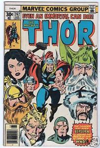 Thor #262 Marvel Comics 1977 VF Walt Simonson