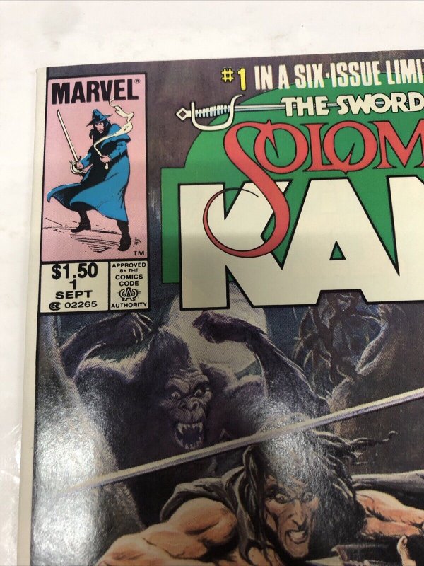Solomon Kane (1985) # 1 (NM) Canadian Price Variant • CPV • Marvel • Macchio
