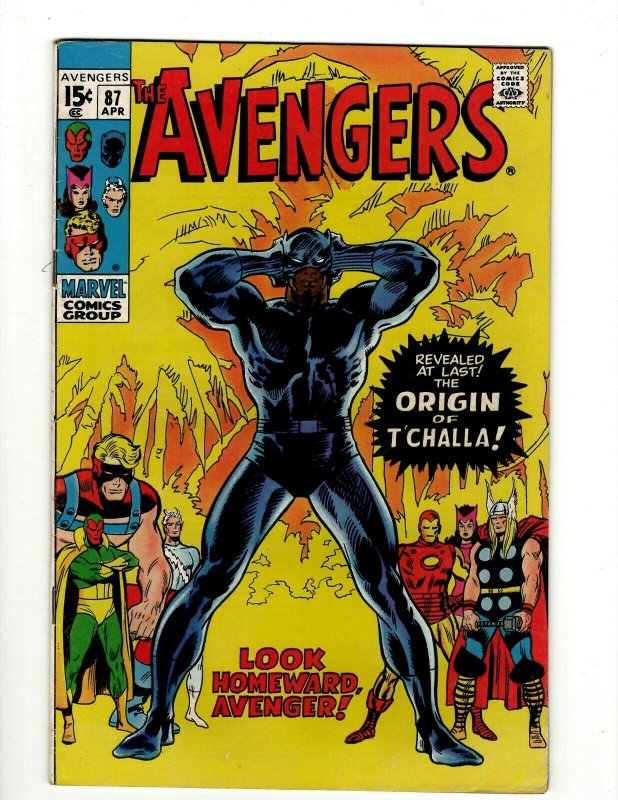 Avengers # 87 VF/NM Marvel Comic Book Hulk Thor Captain America Iron Man OF2