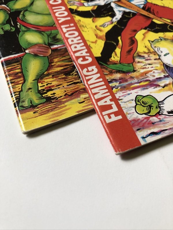 FLAMING CARROT COMICS #25 AND #26 AWESOME NINJA TURTLE APPEARANCES RARE !!