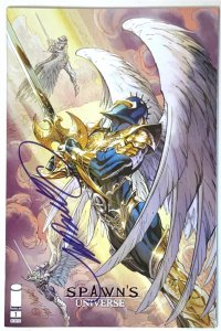 SPAWN's UNIVERSE #1 A B C D: 4 ISSUE SET  J SCOTT CAMPBELL SIGNED & SEALED W/COA