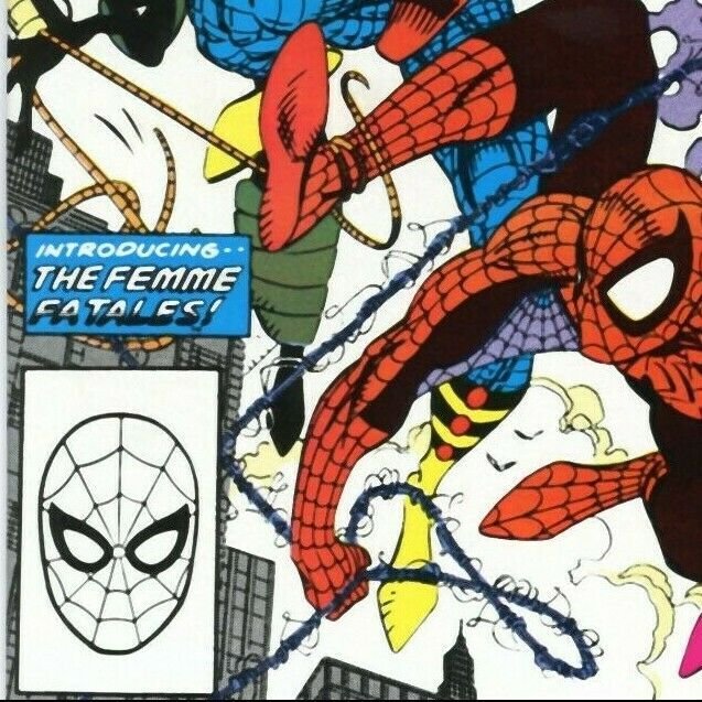 Amazing Spiderman issue #340 Marvel Comics 1990 Femme Fatales 1st team appearanc