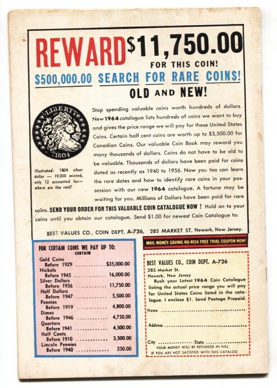 Mystery In Space #89  1964 - DC  -FN - Comic Book