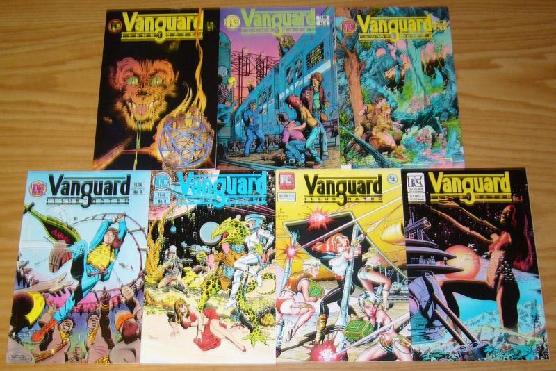 Vanguard Illustrated #1-7 VF/NM complete series 1ST MR. MONSTER dave stevens set