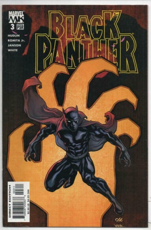 BLACK PANTHER #3, VF+, Marvel Super Hero, Romita, 2005, more in store