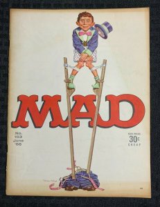 1966 MAD Magazine #103 VG+ 4.5 Alfred E Neuman / Jack Davis