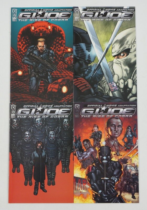 G.I. Joe the Rise of Cobra Official Movie Adaptation #1-4 VF/NM complete series