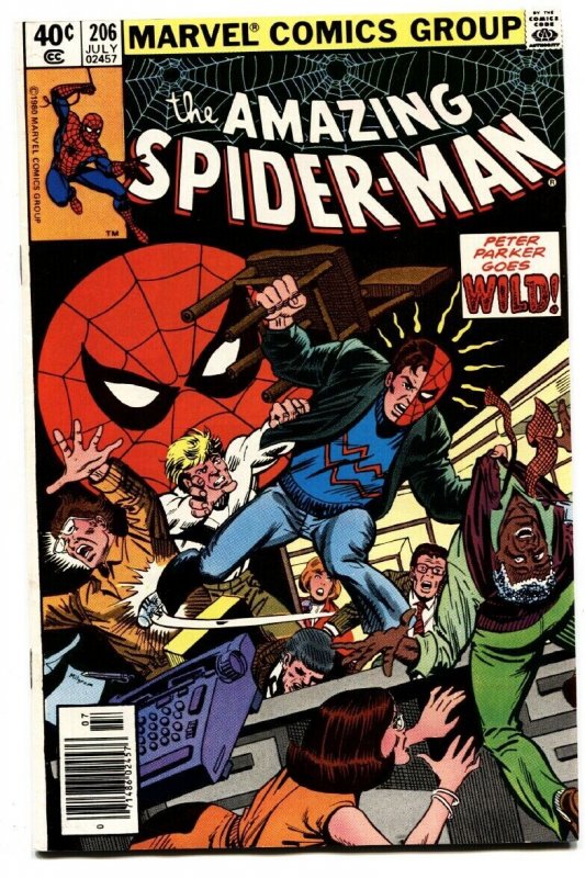 AMAZING SPIDER-MAN #206 comic book-1980-MARVEL