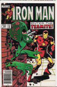 Iron Man #189 Newsstand Edition (1984) Iron Man