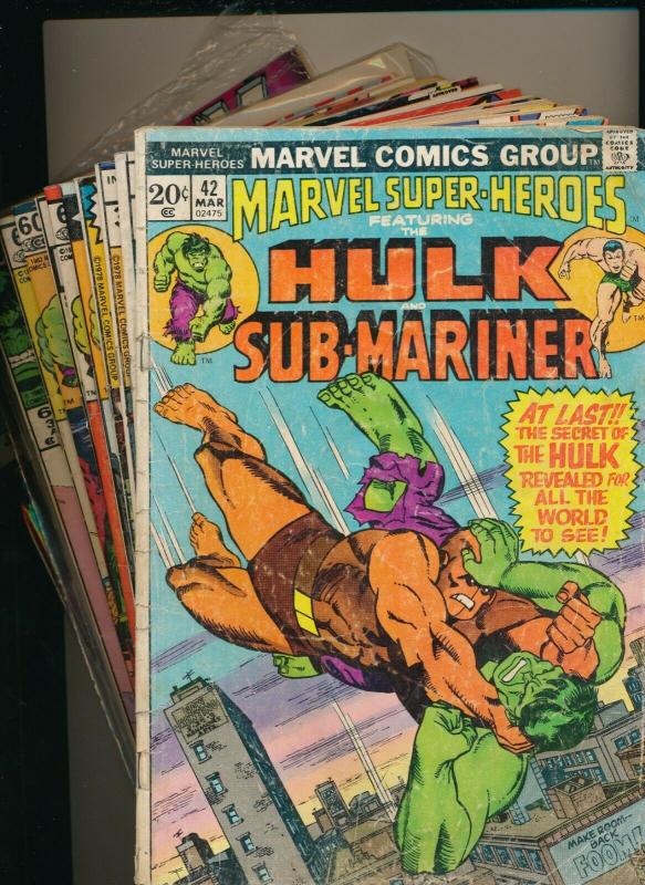 Marvel LOT OF 13 INCREDIBLE HULK #42,218,227,228.257,278,286,&More! G/VG (PJ114)