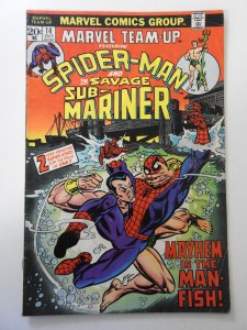 Marvel Team-Up #14 (1973) GD/VG Condition moisture damage