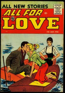 All For Love #6 1958- Silver Age Romance- Love Triangle cover FN