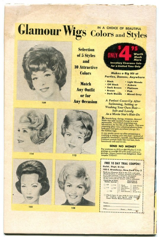 Patsy Walker #124  1965 - Marvel  -VG - Comic Book