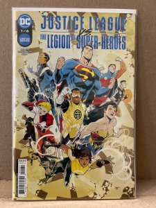Justice League vs. The Legion of Super-Heroes #1 Wal-Mart Cover (2022)