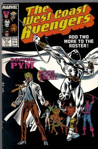 West Coast Avengers #21 VINTAGE 1987 Marvel Comics Moon Knight Joins