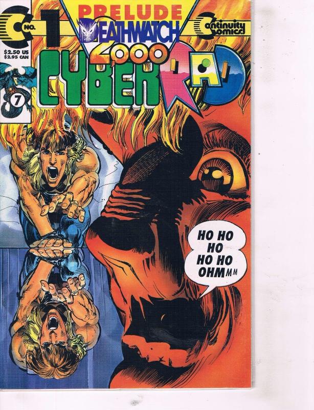 5 Continuity Comics # 1 2 Deathwatch 2000 Megalith Earth 4 CyberRad TW28