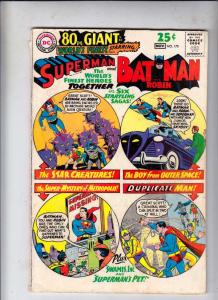 World's Finest #170 (Nov-67) VG Affordable-Grade Superman, Batman, Robin