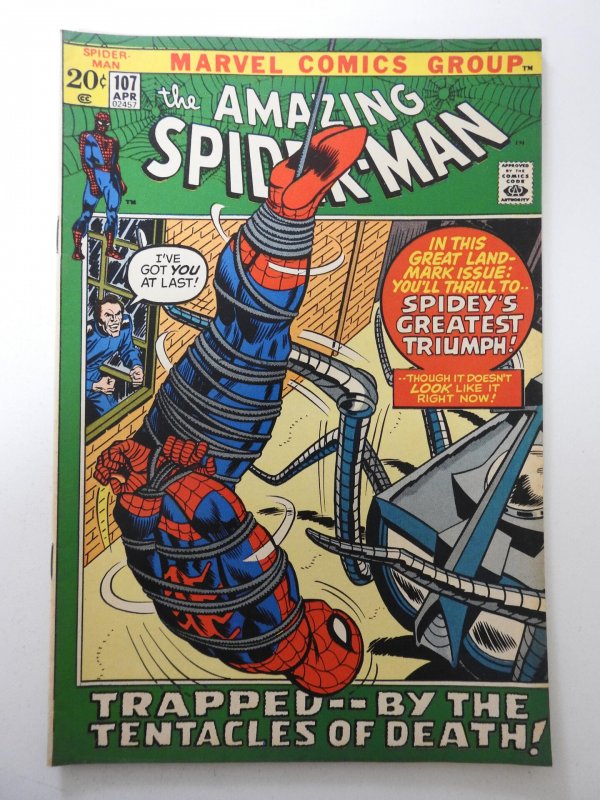 The Amazing Spider-Man #107 (1972) VF- Condition!