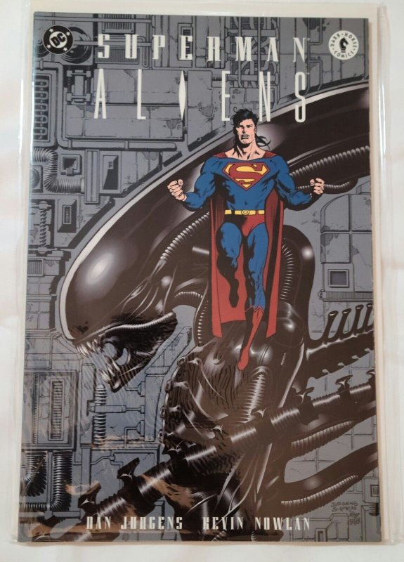 Superman Vs Aliens #1-3 Complete Set (DC Comics-Dark Horse 1995) NM