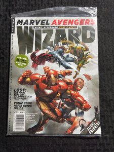 2010 WIZARD Magazine #222 SEALED Avengers / Aliens vs Predator