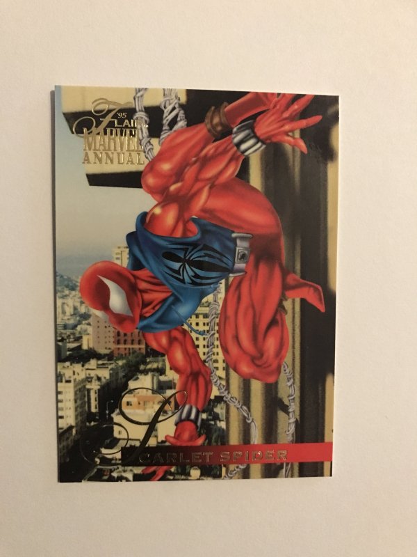 SCARLET SPIDER #60 card : Marvel Annual 1995 Flair; NM/M; base, Spider-Man