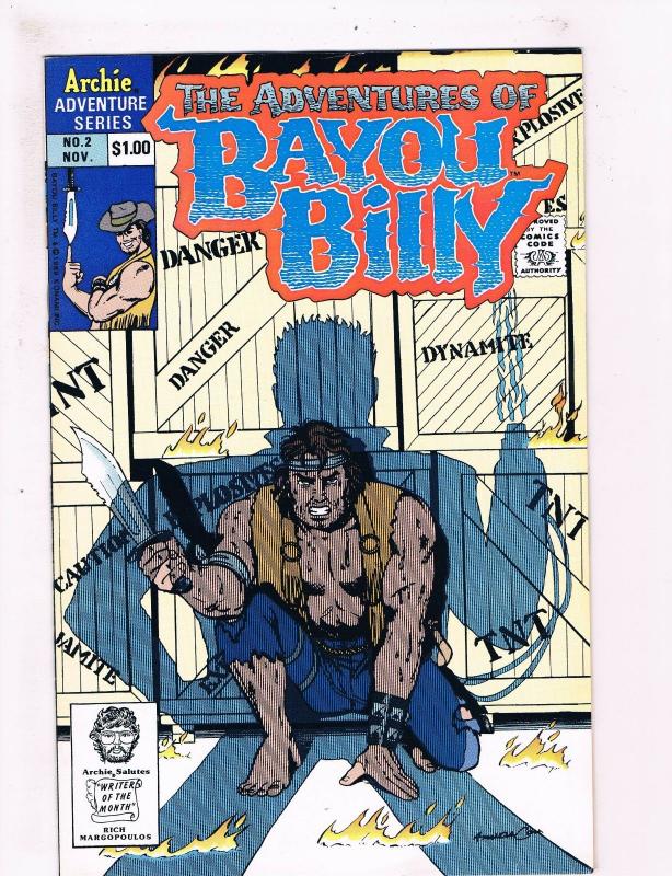 The Adventures Of Bayou Billy # 2 VF/NM Archie Adventure Series Comic Books! SW9