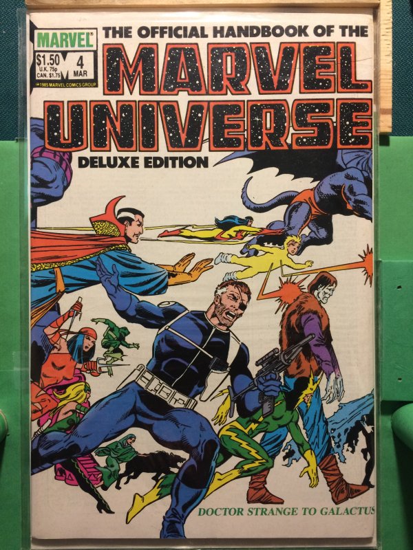 The Official Handbook of the Marvel Universe #4 Deluxe Edition