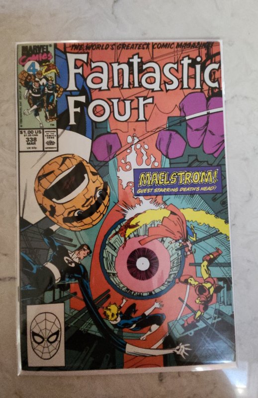 Fantastic Four #338 Direct Edition (1990)