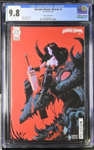 ABSOLUTE WONDER WOMAN #2 DC COMICS 1:25 MATTEO SCALERA VARIANT CGC 9.8 NM
