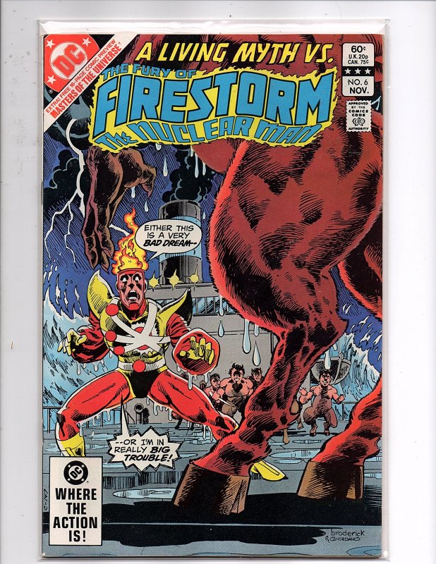 DC Comics Fury of Firestorm #6 Pat Broderick