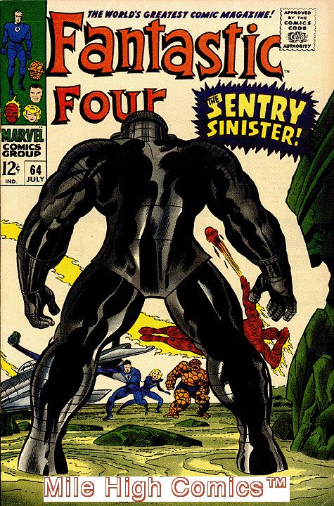 FANTASTIC FOUR  (1961 Series)  (MARVEL) #64 Very Good Comics Book